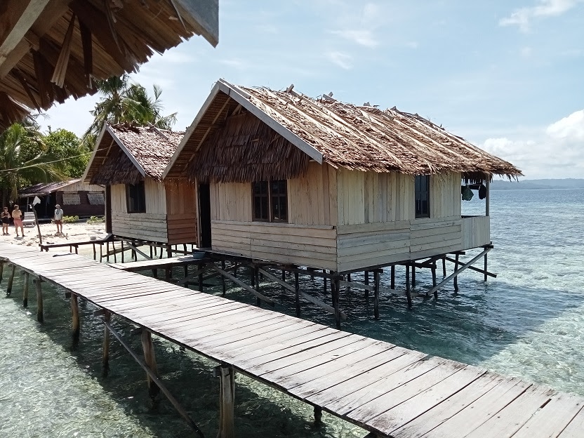 View of the volunteer dorm rooms 